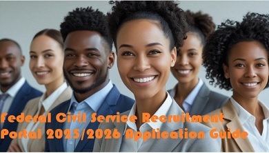 Federal Civil Service Recruitment Portal 2025/2026 Application Guide