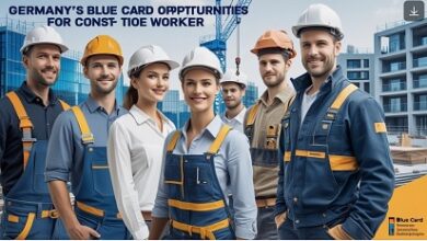 Germany Blue Card jobs for construction workers