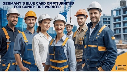 Germany Blue Card jobs for construction workers