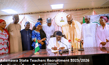 Adamawa State Teachers Recruitment 2025/2026 Application Form Portal