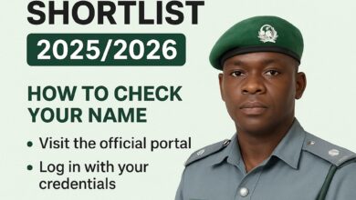 Nigeria Customs Service Recruitment Shortlist 2025