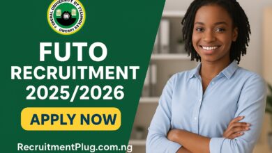 FUTO Recruitment 2025
