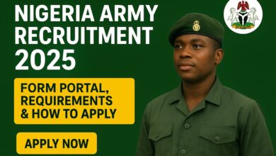 2025 Nigerian Army Recruitment