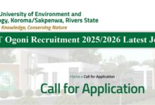 FUET Ogoni Recruitment 2025