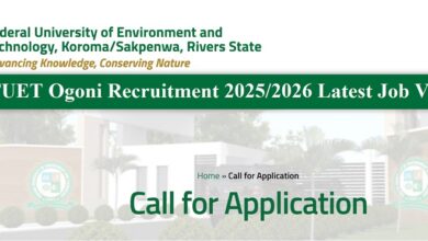 FUET Ogoni Recruitment 2025