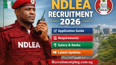 NDLEA recruitment 2026
